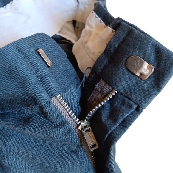 38x27 Vintage Mens 70's Gray Dacron Work/Dress Pants Slacks Talon Zipper USA - Picture 5 of 6